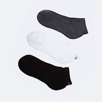 Medias Hombre Pionier Negro/Charcoal/Blanco Ayoze
